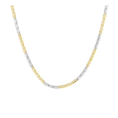 Afbeelding van Bicolor Gouden Armband valkenoog 2 4208481 18 cm