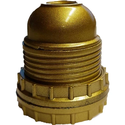 Afbeelding van Lamphouder + 2 ringen E27 Goud