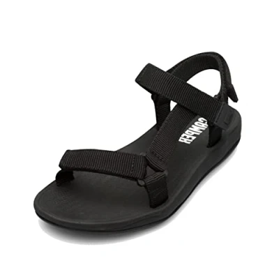 Afbeelding van Camper Match Sandalen, Dames, Maat: 38, Black Kunststof/ textiel