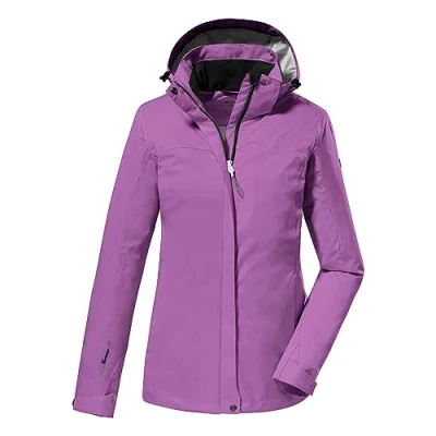 Afbeelding van killtec Dames Functioneel jack/outdoorjack met afritsbare capuchon KOS 133 WMN JCKT, mallow, 46, 38383 000