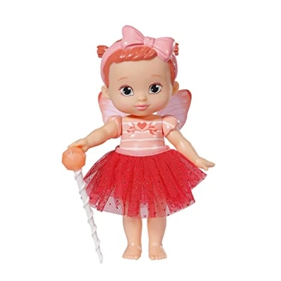 Afbeelding van BABY born 4001167831823 Storybook Fairy Poppy 18cm Fluttering Wings Includes Doll, Wand, Stand, Backdrop and Picture Booklet Suitable for Children Aged 3+ years 831823