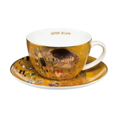 Afbeelding van Goebel Cappuccinokopje De kus goudkleur