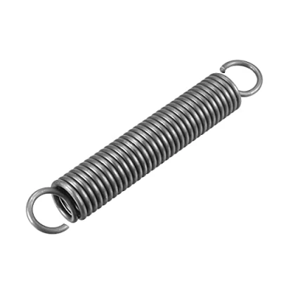 Afbeelding van sourcing map trekveer 2,5 mm draaddiameter, 18 buitendiameter, 120 vrije lengte veerstaal kleine dubbele haak