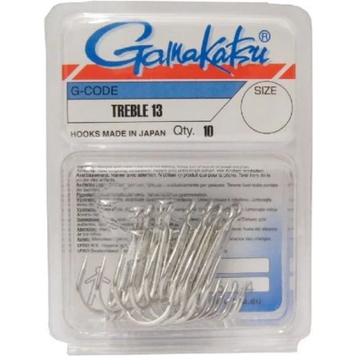 Afbeelding van Gamakatsu Treble 13 Nickel #1/0 Dreggen