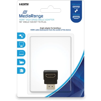 Afbeelding van Hdmi High Speed Hoek adapter, 90 Graden, Contrastekker/stekker Kabel