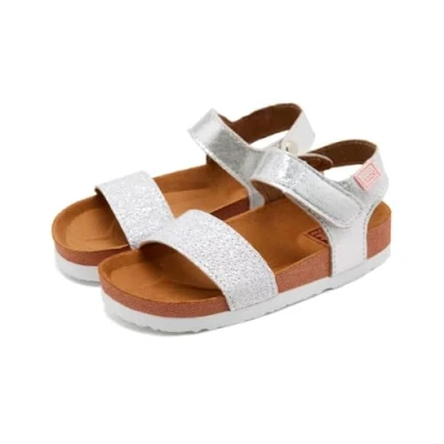 Afbeelding van GIOSEPPO Meisjes Moers Peeptoe Sandalen, zilver plata 000, 27 EU