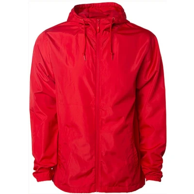 Afbeelding van Independent Unisex Lightweight Windbreaker Jacket NP700 Red/Red/Red