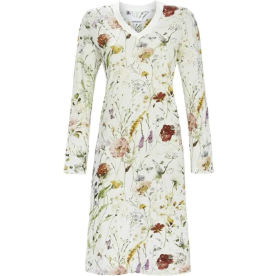 Afbeelding van Bonte bloemen nachthemd Ringella Wit Maat 38