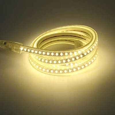 Afbeelding van LED Strips Wisselstroom 220V met EU Stekker, 5730 120 leds/m 2M Wit IP67 Waterdicht Flexibel Strip Licht (Wit, 2)