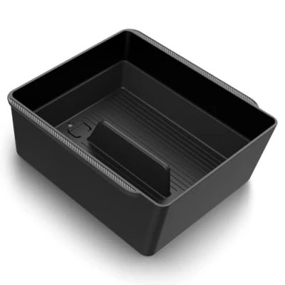 Afbeelding van Spigen Tesla model 3 Highland (2024 ) armleuningen, console organizer, ontworpen voor accessoires, Carbon Edition