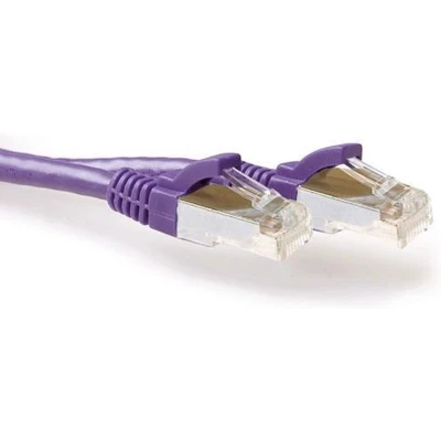 Afbeelding van ACT FB2301 LSZH SFTP CAT6A Patchkabel Snagless Paars 1 meter