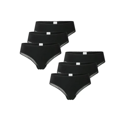 Afbeelding van Schiesser 6PACK Cheeky String String, Dames, Maat: 36, Schwarz