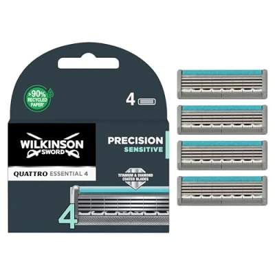 Afbeelding van Wilkinson Sword Quattro Titanium Sensitive 4 mesjes
