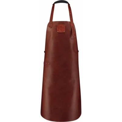 Afbeelding van Witloft Classic Leren Schort XXL Cognac