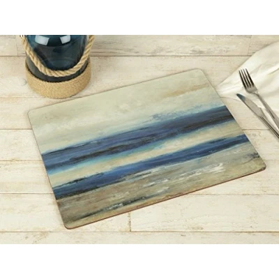 Afbeelding van CT Placemat Zeezicht abstract (box met 4 stuks)