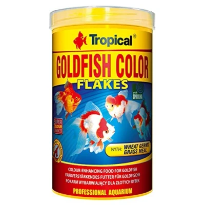 Afbeelding van Tropical Goldfish Color Kleurversterkende vlokkenvoering, per stuk verpakt (1 x 1 l)