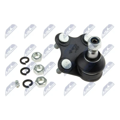 Afbeelding van NTY ZSD VW 001 Fuseekogel Vooras, Buiten, Vooras rechts, Onder voor driehoeksdraagarm VOLKSWAGEN: Polo IV Hatchback, V up! Hatchback