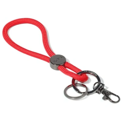Afbeelding van Volkswagen 3A4087010 sleutelhanger GTI Design logo hanger keyring, rood, Eén maat, Hedendaags
