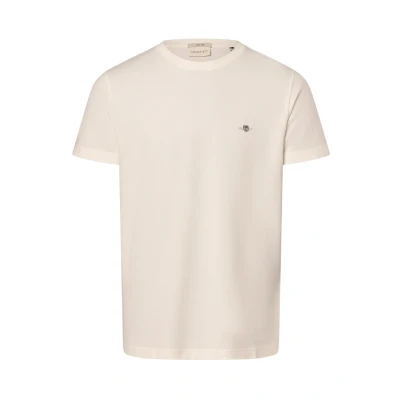 Afbeelding van GANT Tshirt basic, Heren, Maat: Large, Beige