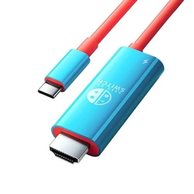 Afbeelding van RREAKA Switch Dock voor Nintendo OLED, 2 in 1 TV Adapter met 4K HDMI Kabel, Type C 100W opladen, Draagbare Docking Station Reizen, Samsung Dex S24, MacBook
