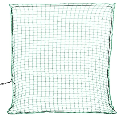 Afbeelding van vidaXL Aanhangwagennet elastisch touw 3x3 m polypropeen groen