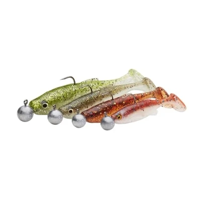 Afbeelding van Savage Gear Fat Minnow T Tail Rtf S Shad Darkwater Mix 9cm (7g) (5 Stuks)