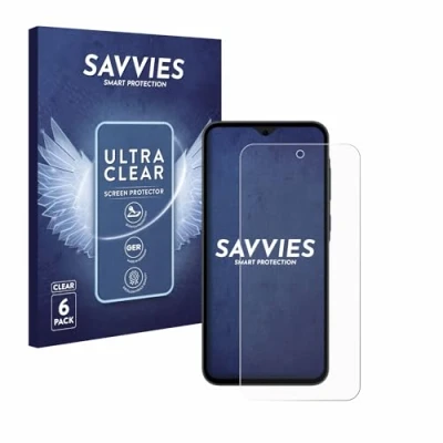 Afbeelding van Savvies Screenprotector voor Samsung Galaxy A35 5G Folie Beschermfolie transparant (6 Stuks)