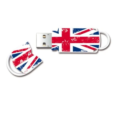 Afbeelding van Integral 64GB USB2.0 drive XPRESSION UNION JACK USB flash Type A 2.0 Meerkleurig