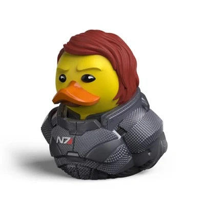 Afbeelding van TUBBZ Eerste editie: Mass Effect Vrouwelijke Commandant Shepard Cosplaying Rubber Duck Vinyl Figuur