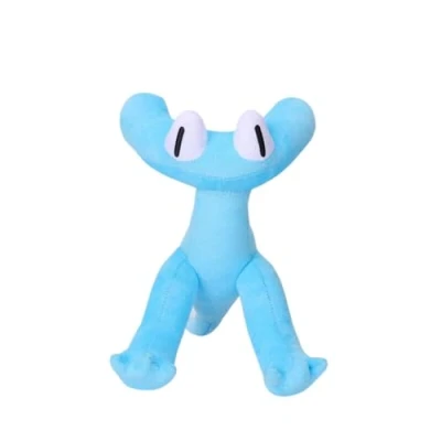 Afbeelding van Rainbow Friends Pluche. Regenboog Vrienden Knuffeldieren. Regenboogvrienden Zachte pop voor Cadeau aan Jongens en Meisjes. Cyan.