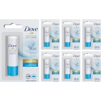 Afbeelding van Dove Nourishing Lipcare Lippenbalsem, 4,8 g, hydraterende verzorging, lippenverzorging (6 stuks)