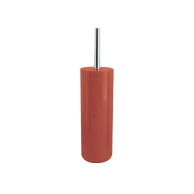 Afbeelding van MSV Porto Toilet/wc borstel in houder kunststof terracotta 38 cm Toiletborstels