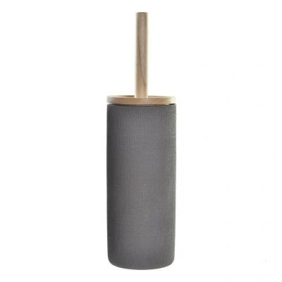 Afbeelding van Items Toiletborstel luxe houder polystone grijs 38 x 10 cm