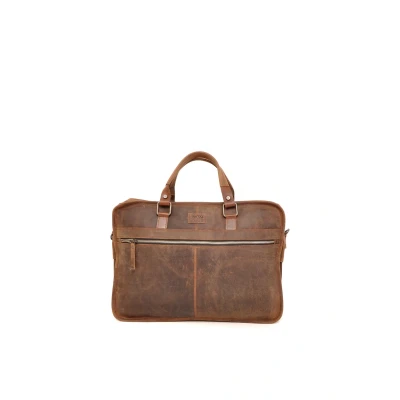 Afbeelding van Berba Barbarossa Laptoptas 17&#039;&#039; coffee