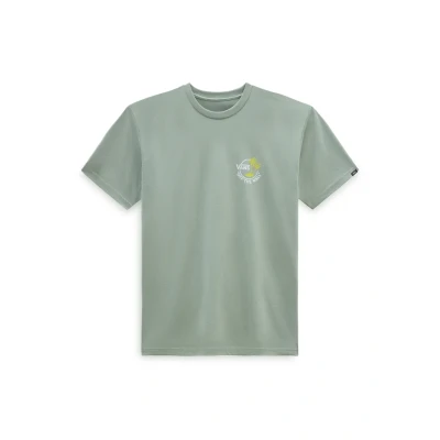 Afbeelding van Vans Classic MINI DUAL PALM II SS Tshirt print, Heren, Maat: XS, Iceberg green white
