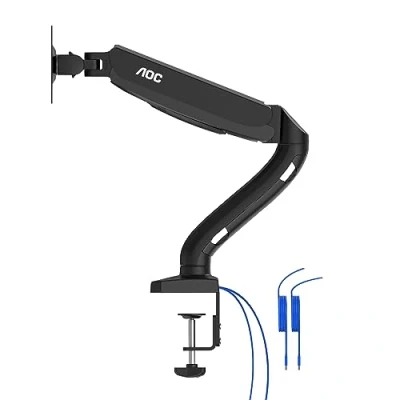 Afbeelding van AOC AS110DX supporto da tavolo per Tv a schermo piatto 81,3 cm (32&#039;) Nero Scrivania