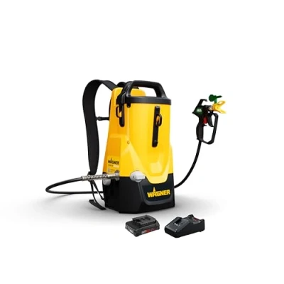 Afbeelding van WAGNER Accu verfspuitsysteem Control Pro 300 Move 18V Kit Vrij en flexibel: handig als rugzak, stationair op de vloer of mobiel in hand *incl. batterij oplader*