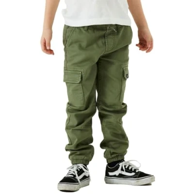 Afbeelding van Garcia ARMY Cargobroek voor kinderen, Maat: 110, Beetle