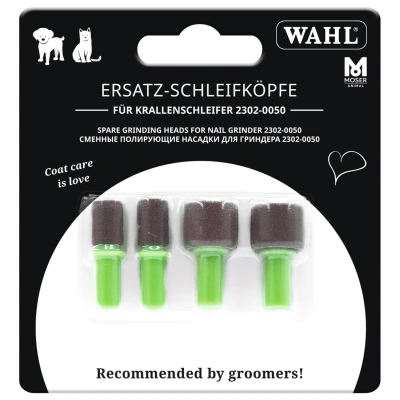 Afbeelding van Moser Vervangingskopjes Voor Nagelvijl Hondennagelschaar Groen Grijs