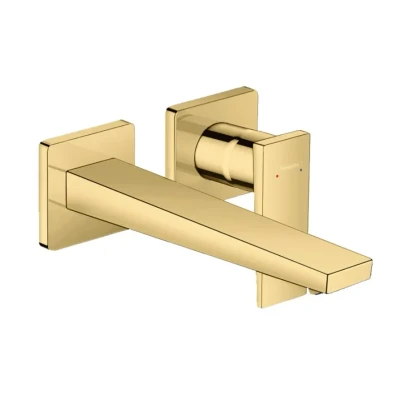 Afbeelding van Hansgrohe wastafelmengkraan metropol 2 gats gepolijst goud optiek 32526990