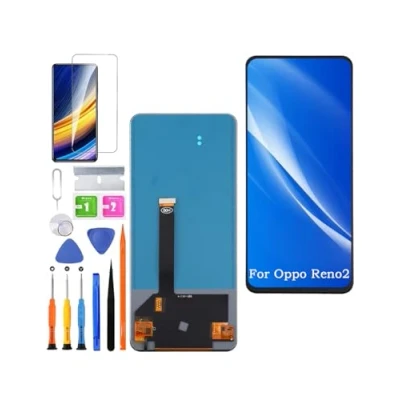 Afbeelding van HLYGZX Vervangend display voor Oppo Reno2 lcd scherm TFT, Reno 2 CPH1907 display, touch digitizer assembly, reparatieonderdelenset (zonder vingerafdruk)