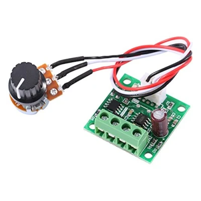 Afbeelding van DC PWM Regelaar 1.8V 3V 5V 6V 12V 2A Laagspanning Motor Controlebord zonder potentiometer Schakelaar