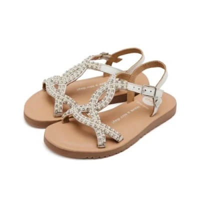 Afbeelding van GIOSEPPO KOMENSKY Platte sandalen voor meisjes, Wit, maat 31, 31 EU