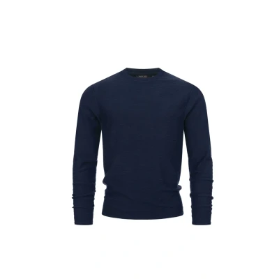 Afbeelding van Indicode Jeans Macedonio Trui, Heren, Maat: Small, Navy