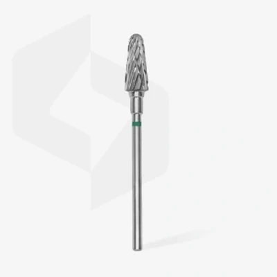 Afbeelding van Staleks Carbide nail drill bit, “frustum, green, head diameter 6 mm/ working part 14 mm