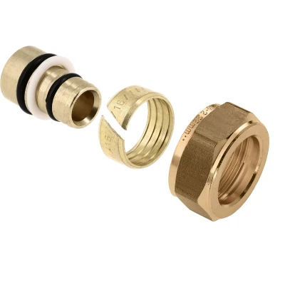 Afbeelding van Bonfix Messing Knelset voor ALU Pex ø22 ø20x2,0mm