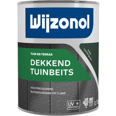 Afbeelding van Wijzonol Tuinbeits Dekkend Lauriergroen 9305 750 ml