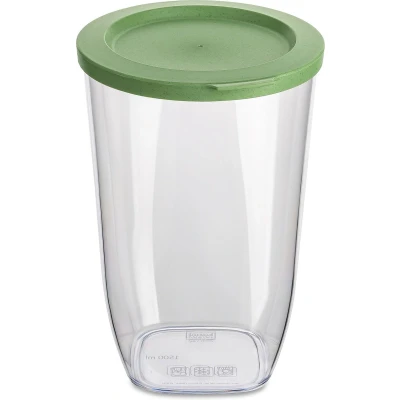 Afbeelding van Voorraadpot Koziol Connect Rond 1,5 liter Groen