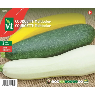 Afbeelding van Zaadset Courgette Multicolor Diverse Kleuren voor Decoratieve en Smaakvolle Courgettes