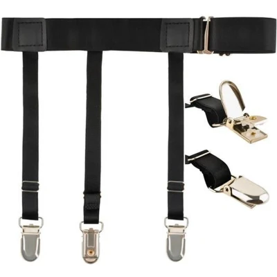 Afbeelding van Bretels Voor De Overhemd I Heren Jarratels Garter Been 2 Stuks Zwart